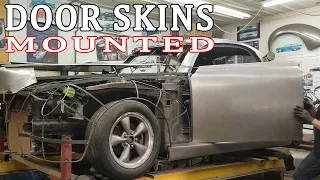 Hand Shaped Door Skin Installed Pt.2 - Ep.29 - 1940 Ford Coupe Inspired M40C Build