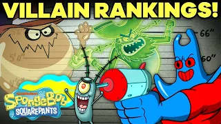 Ranking Bikini Bottom VILLAINS by Evilness! 😈🍍| SpongeBob