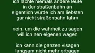 Fantastischen Vier - gebt uns ruhig die schuld with lyrics