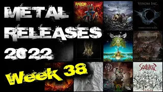 Metal releases 2022 - Week 38 (19th - 25th of September) releases!  - Metal albums 2022
