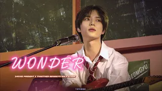 【4K FANCAM】240302 'WONDER' 2024 FANLIVE PRESENT X TOGETHER - BEOMGYU (Original Song: ADOY) 범규 직캠