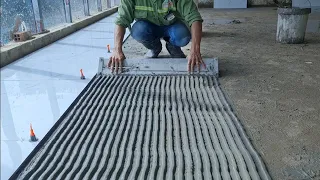 cách tuấn lát gạch nền lớn bằng xi măng nhanh chuẩn đẹp construction of standard large floor tilers