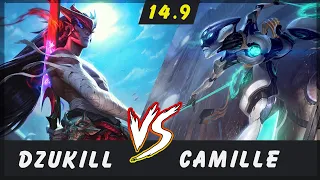 Dzukill - Yone vs Camille TOP #2 Patch 14.9 - Yone Gameplay