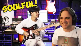 Incredible Electric Guitar - Mellow Soulful Ballad - Style Abim Finger Reaction