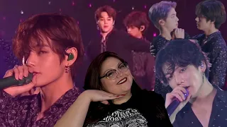 My Girlfriend Reacts to BTS Dimple & Pied Piper Stage