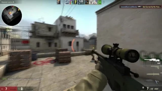 CS GO. Невероятный эйс на Dust II.