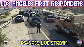 GTA 5 Online PS4/PS5 Live RP - Los Angeles First Responder - Police Patrol