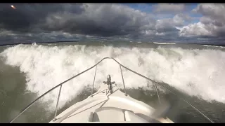 Sea trial Striper 2601 in big waves