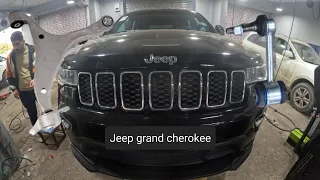 Jeep grand cherokee 2017 lower control arm sway bar link replacement #jeep #grandcherokee