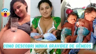 COMO DESCOBRI A GRAVIDEZ DE GÊMEOS/ RELATO DE GRAVIDEZ DE GÊMEOS 🤰🍼😍💙💙