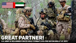 Great Partner! US & UAE Armed Forces Held 'Live-fire Recon Drills' at JRTC 2023