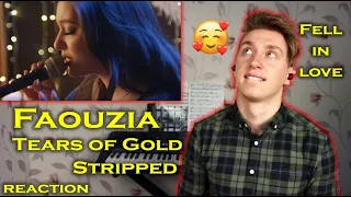 Faouzia - Tears of Gold (Stripped) | Singer First REACTION!