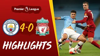 Highlights: Man City 4-0 Liverpool | Reds suffer defeat at the Etihad - With added crowd effects