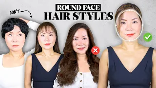 5 Best and Worst Hair Styles if you have a round face (like me)