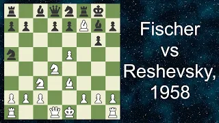 Bobby Fischer vs Samuel Reshevsky | Beating the Sicilian Dragon in 10 moves!