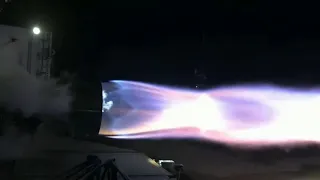 SpaceX Raptor 50 seconds full lenght  test firing plus 10x slowmo