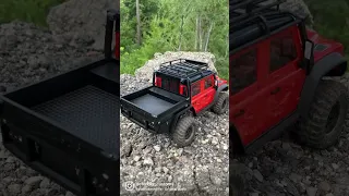 Custom Traxxas TRX4m ute Defender trucks.