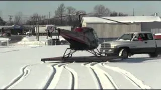 Helicopter Snow Removal