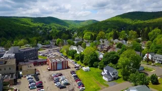 A summer afternoon above Bradford PA