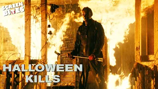 Firefighters VS Michael Myers | Halloween Kills (2021) | Screen Bites