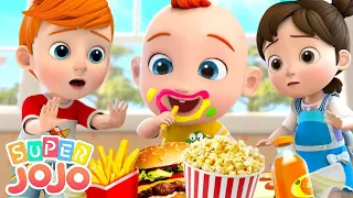 Eating Song | We Are Eating Breakfast | Good Habits Song | Super JoJo Nursery Rhymes & Kids Songs