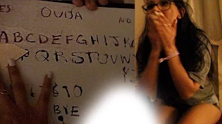 HOMEMADE OUIJA BOARD IN HAUNTED HOTEL (DO NOT TRY)