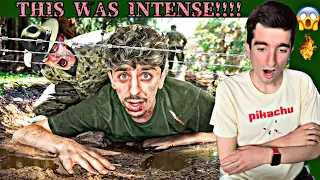 THIS WAS INTENSE!!! Reacting to "I Survived the World's STRICTEST Boot Camp!" | FaZe Rug