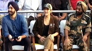 Jai Jawan: Alia enjoys Beating Retreat ceremony at Wagah border