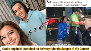 Lumuhod na rider sa isang traffic enforcer tinulungan ni Viy Cortez!