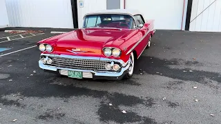 1958 Chevrolet Impala Convertible Cold start