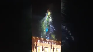 Burj Khalifa Dubai  Firework 2019 | Happy New Year 2019 | Dubai