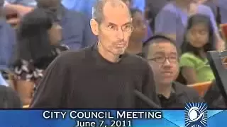 STEVE JOBS LAST APPEARANCE  Presentation to the Cupertino City Council June 7 2011