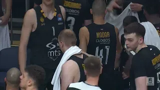 Punter knocks down a BIG 3-pointer for Partizan NIS (Partizan NIS - Crvena zvezda mts, 1.6.2022)