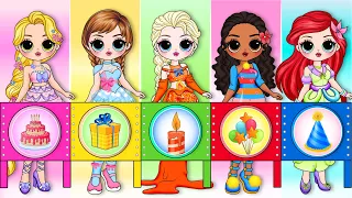 Disney Princess & Friends Have Birthday Party | 30 DIY Arts & Paper Crafts