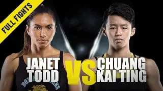 Janet Todd vs. Chuang Kai Ting | ONE Full Fight | Elite Atomweights | July 2019