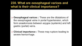 Thorax (Oesophagus, Thoracic duct, Sympathetic trunk & Phrenic nerves) -- Important Viva-Voce Q & A