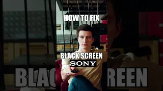 Black Screen on a Sony TV? Do this! 📺 #Shorts