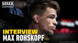 Max Rohskopf Breaks Silence On UFC on ESPN 11, Decision To Call Fight on Stool - MMA Fighting