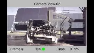 Toyota Scion iQ | 2012 | Pole Crash Test | Hi Speed Cam | CrashNet1