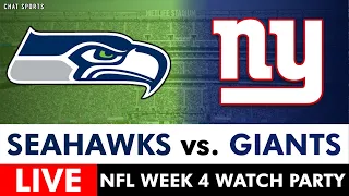 Seahawks vs. Giants Live Streaming Scoreboard, Free Play-By-Play, Highlights | NFL Week 4