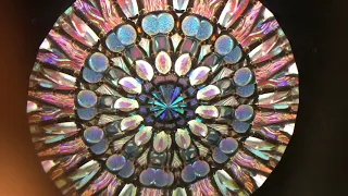 Kaleidoscope - 'Sterling' in Stained Glass by Sue Rioux Designs