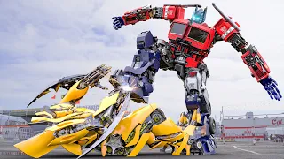 Transformers: Rise of The Beasts | Bumblebee vs Optimus Prime Ending Scene HD #2024