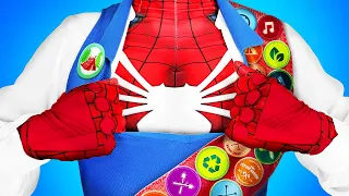Örümcek Kadın VE Ezik Oyuncu Kamp Yapıyor - Komik ŞAKALAR| Süper Güç Sorunları La La Dünya Oyun