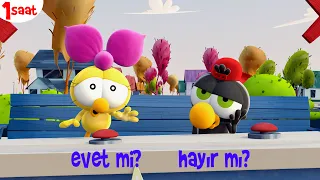 1 SAAT TÜRKÇE ÇİZGİ FİLM - Limon ile Zeytin 😉😇😁🤔  #99 - Evet mi Hayır mı?😉😇😁🤔 | TRT Çocuk