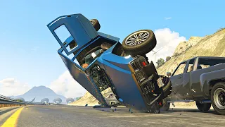 GTA 5 - Realistic Car Crashes Compilation (Slow Motion) Ep.2