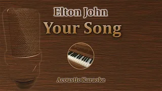 Your Song - Elton John (Piano Karaoke)