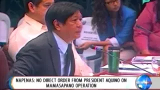 NewsLife: Napenas: No direct order from president Aquino on Mamasapano operation || Feb. 10, 2015