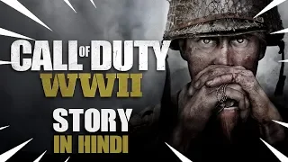 Call of Duty World War 2 Story in HINDI | Call of Duty WW2 STORY | Complete Storyline in HINDI