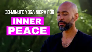 30-Minute Yoga Nidra for Deep Relaxation and Stress Relief (432hz Sound Bath in Background)