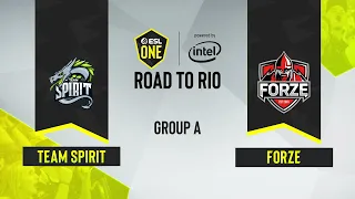 CS:GO - forZe vs. Team Spirit [Train] Map 2 - ESL One: Road to Rio - Group A - CIS